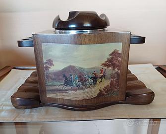 Porta-pipe e tabacchiera vintage