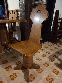 Sedie legno massello