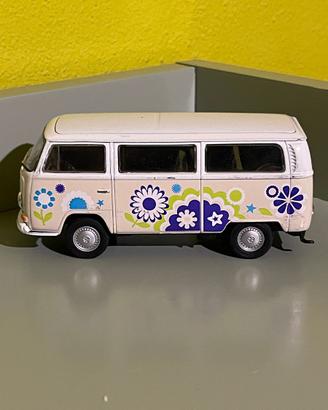modellino automodello WV T2 flower power beige