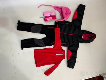 Completo da neve bambina 4 anni