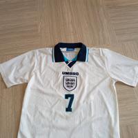 Maglia Vintage Inghilterra 7 Beckham 