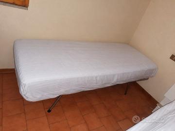 2 Reti da letto singoli pieghevole con materasso