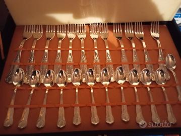 servizio posate argento 