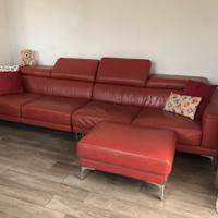 Divano in vera pelle