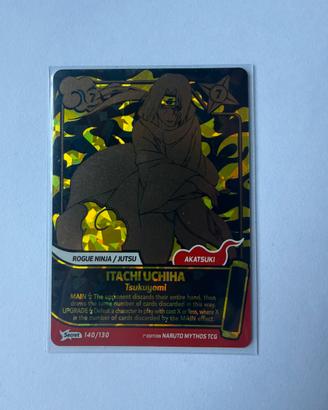 carta naruto mythos itachi uchiha secret 140/130