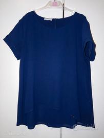 tshirt girocollo liu jo blu in vouall