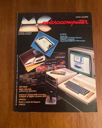 mc microcomputer rivista Commodore Atari Sinclair