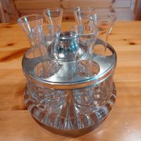 Bicchieri da liquore in cristallo 