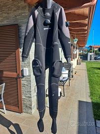 Muta stagna Mares XR 5 mm – taglia 2XL – completa