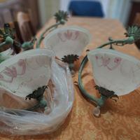 Set di 3 Eleganti Lampadari in Stile Classico