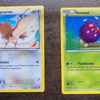 Venonat + Spearow  Set XY Forze Spettrali Pokemon