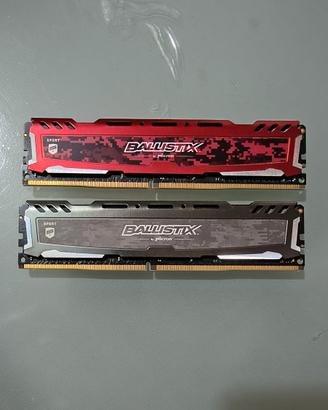 Crucial Ballistix Sport LT 16 GB DDR4 2400 MHZ