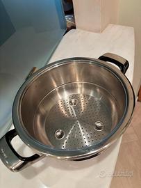 scolapasta acciaio inox