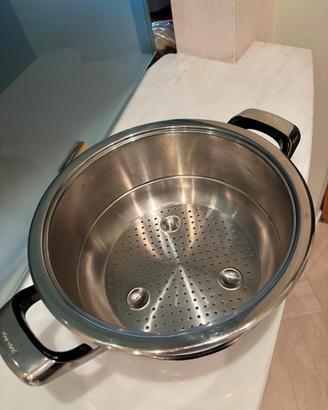 scolapasta acciaio inox