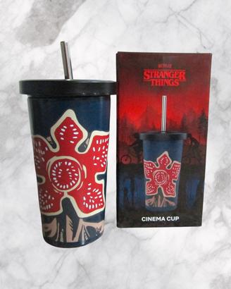 Bicchiere Stranger Things 500ml acciaio nuovo