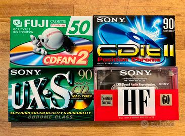 Lotto musicassette sigillate C