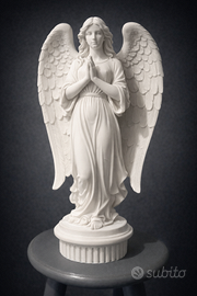 Statua Angelo in Preghiera – Effetto Marmo