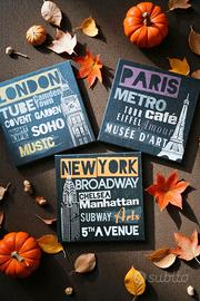 Set 3  Canvas Decorativi Ikea