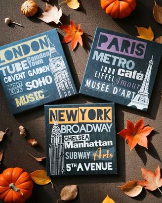 Set 3  Canvas Decorativi Ikea