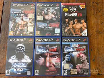 Giochi ps2 originali wwe