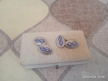 Gemelli vintage per camicia uomo