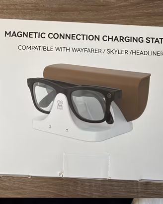 Ray ban meta stazione di ricarica