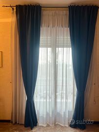 Tende e copritende oscuranti blu