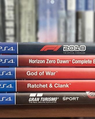 Set 5 giochi ps4/ps5