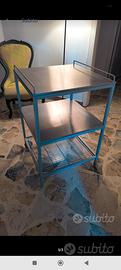 Carrello cucina modulare Ikea acciaio