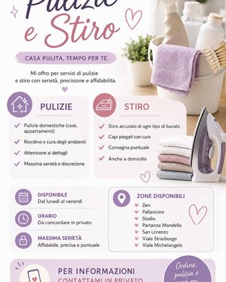 Pulizie/stiro
