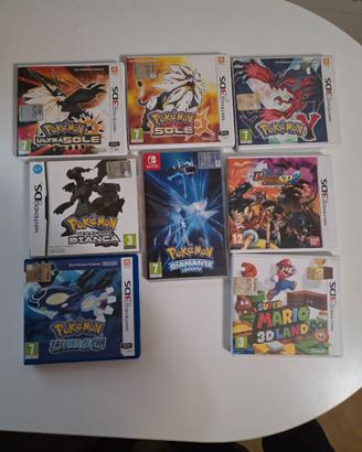 Raccolta Giochi Pokemon Nintendo (Lotto o singoli)