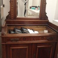 Mobile Specchiera Antico con marmo originale