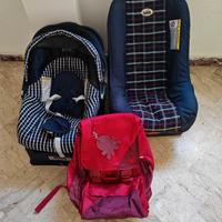 seggiolino auto ed ovetto