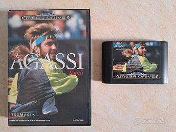Agassi gioco ORIGINALE Tennis Sega Mega Drive 2
