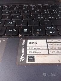 NOTEBOOK PACKAR BELL DOT 2 PER RICAMBI