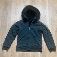 Felpa con pelliccia balenciaga