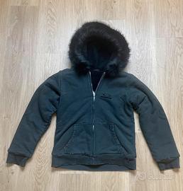 Felpa con pelliccia balenciaga