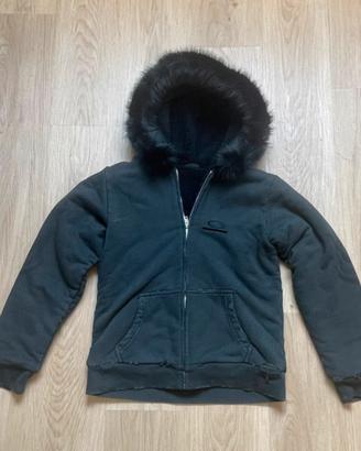 Felpa con pelliccia balenciaga