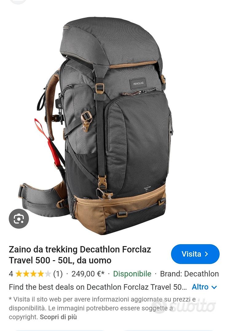 Zaino forclaz 50 litri clearance