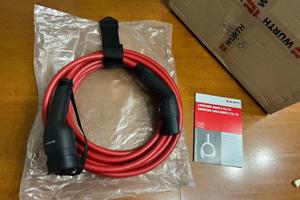 CAVO DI CARICA AUTO 22KW TIPO 2 WURTH 7,5MT