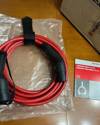 CAVO DI CARICA AUTO 22KW TIPO 2 WURTH 7,5MT