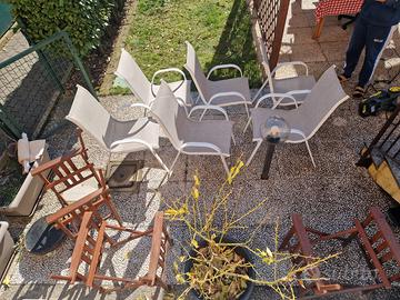Sedie da giardino