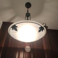 Lampadario in ferro battuto