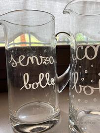 Caraffe acqua serigrafate
