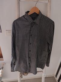 camicia a quadretti slim 