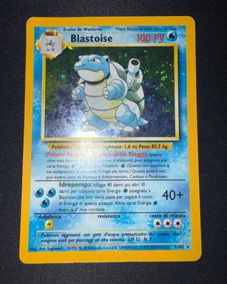 Blastoise Holo Set Base 2/102