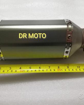 Scarco universale doppia uscita silver carbon 320