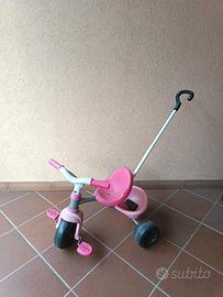 Triciclo rosa bambina