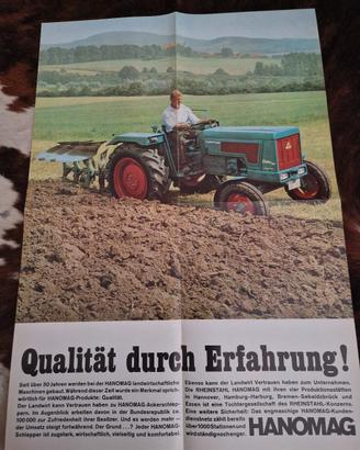 poster honomag trattore brochure trattrice