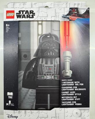 Lego Darth Vader Notebook con penna Lightsaber